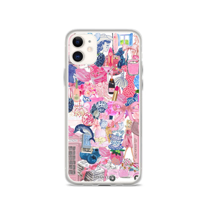 The City in Pink and Blue Phone Case