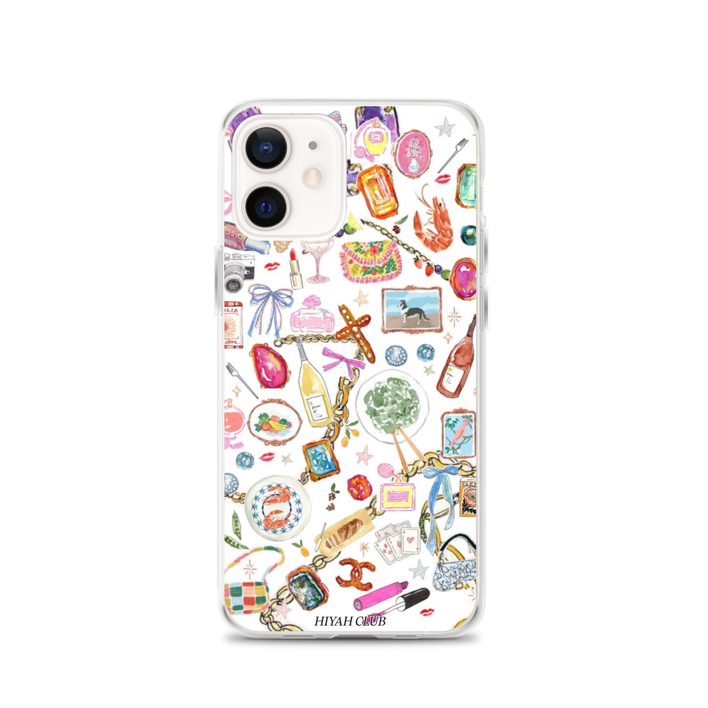 Fashion Girl Sticker Phone Case