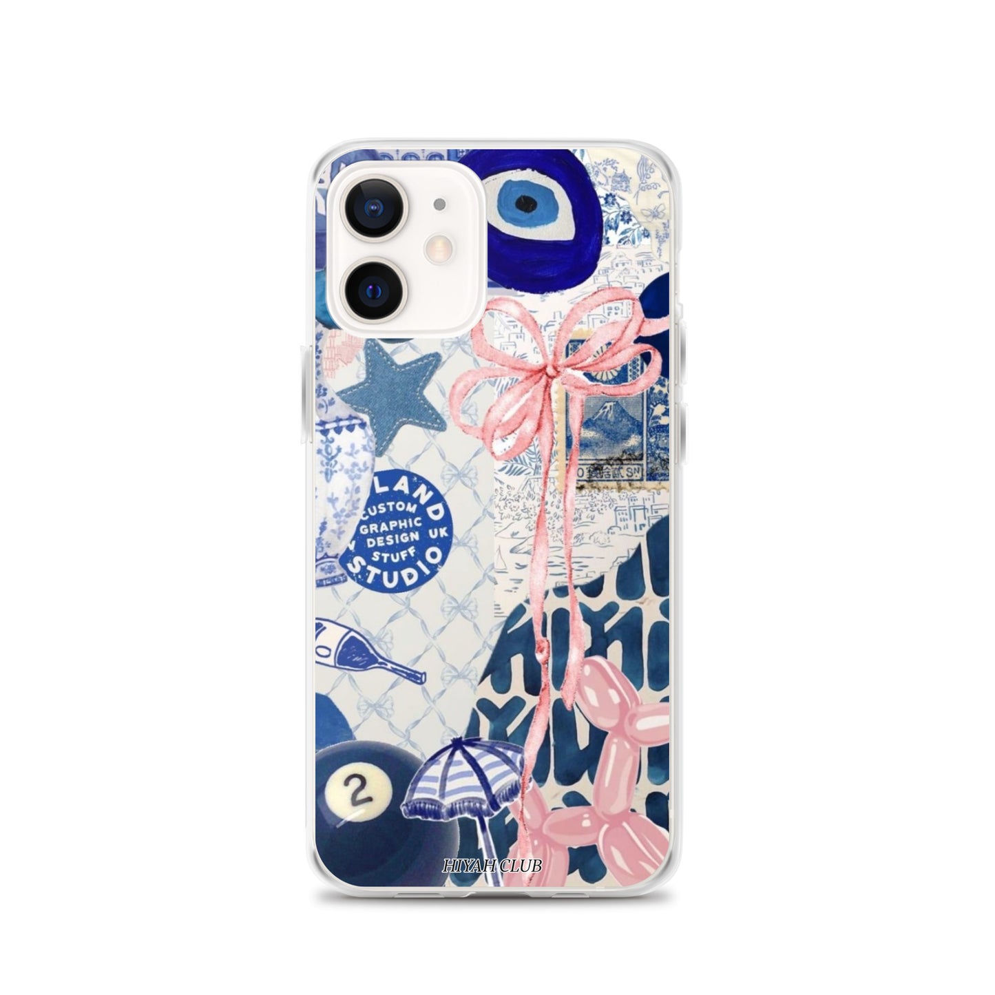 Blue with a Touch of Pink Phone Case