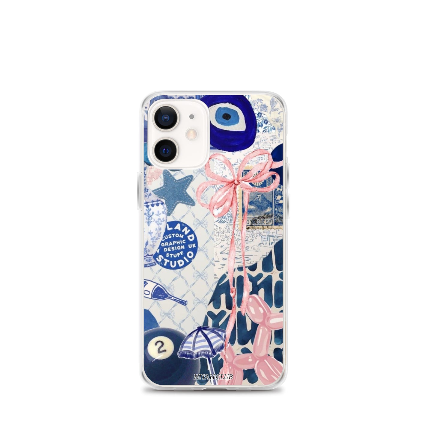 Blue with a Touch of Pink Phone Case