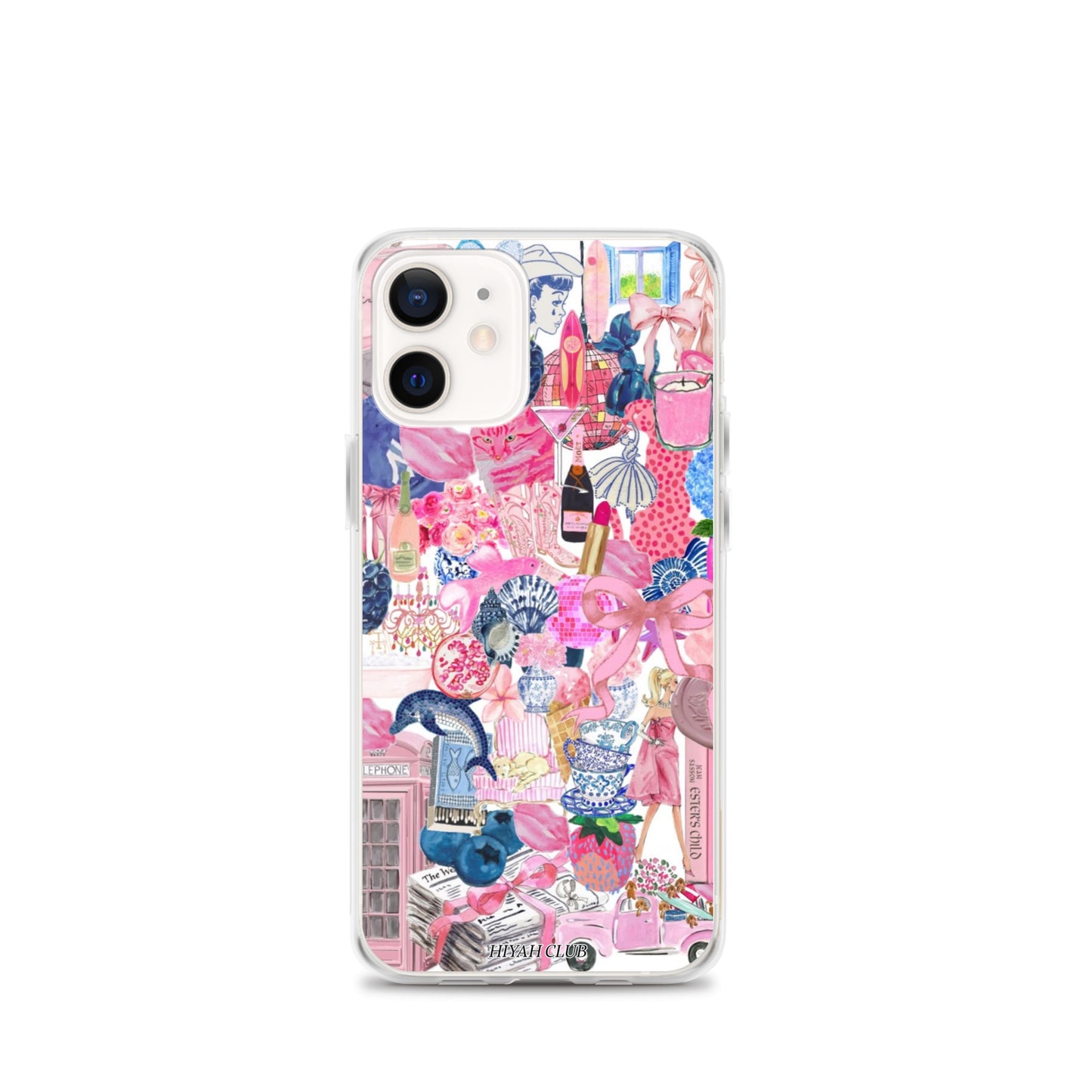 The City in Pink and Blue Phone Case