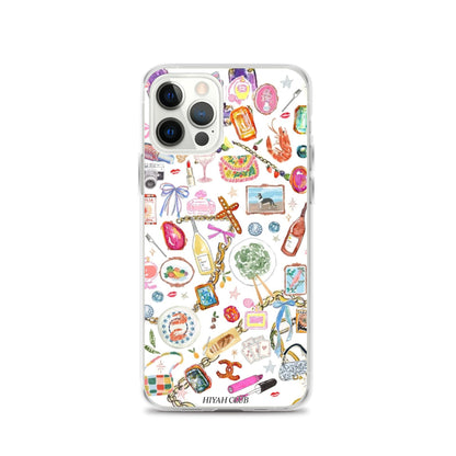 Fashion Girl Sticker Phone Case