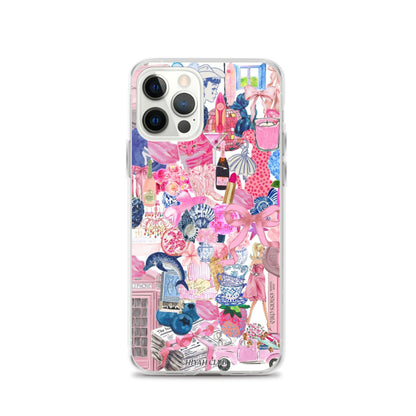 The City in Pink and Blue Phone Case