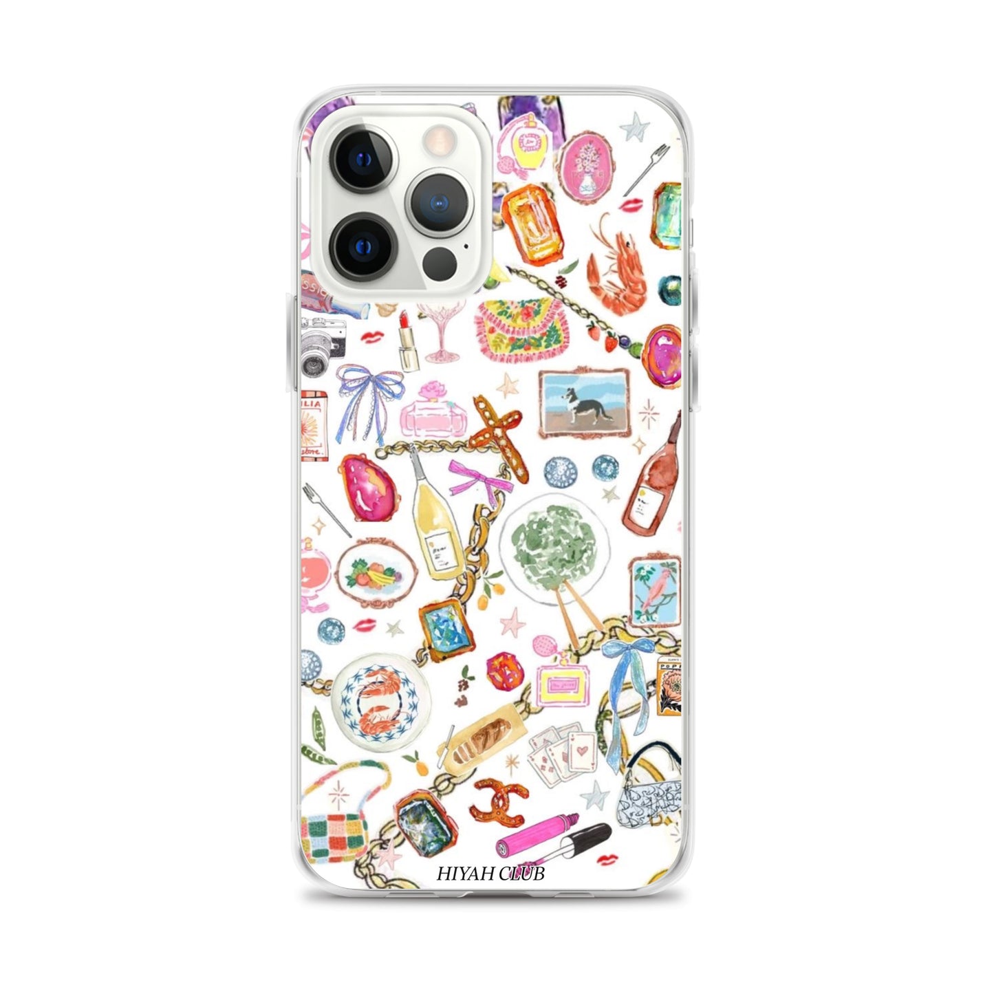 Fashion Girl Sticker Phone Case