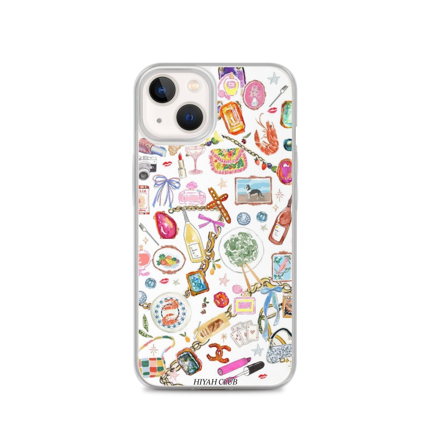 Fashion Girl Sticker Phone Case