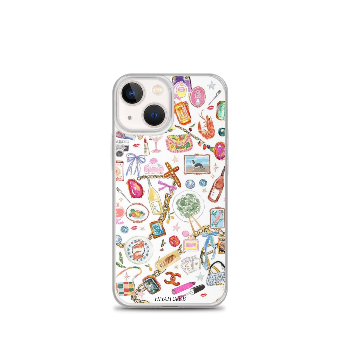 Fashion Girl Sticker Phone Case