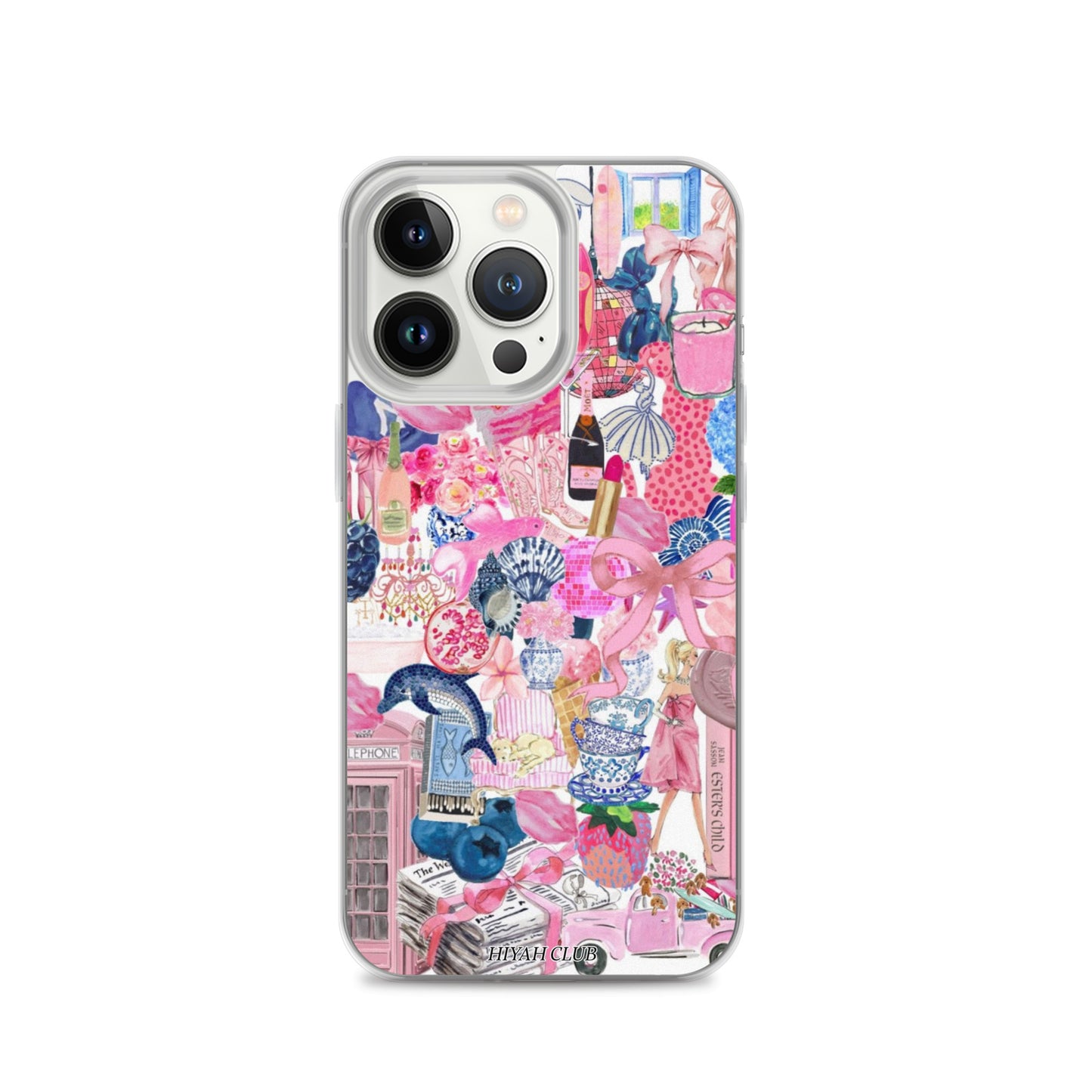 The City in Pink and Blue Phone Case