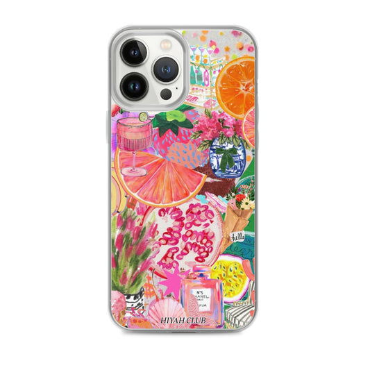 Drinks, Flowers and Fruit Phone Case