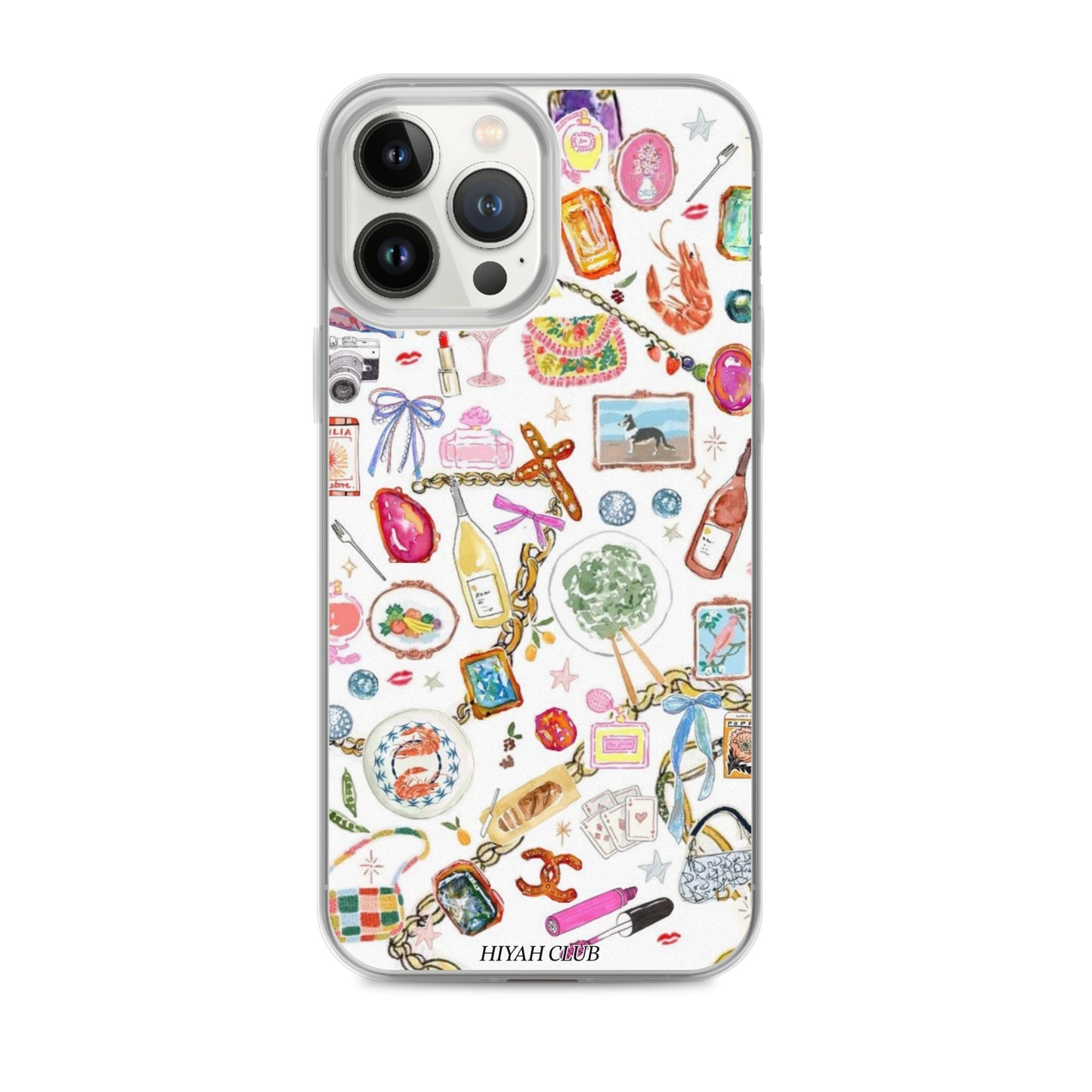 Fashion Girl Sticker Phone Case