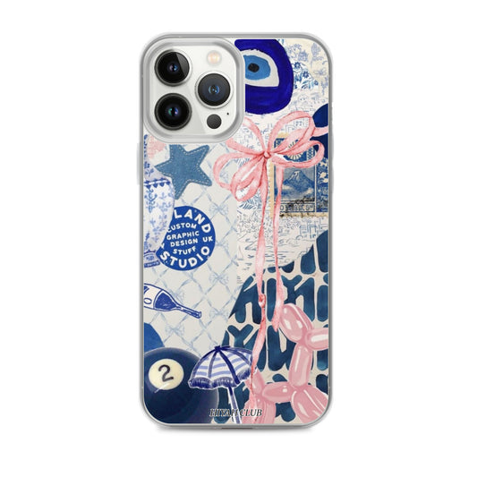 Blue with a Touch of Pink Phone Case