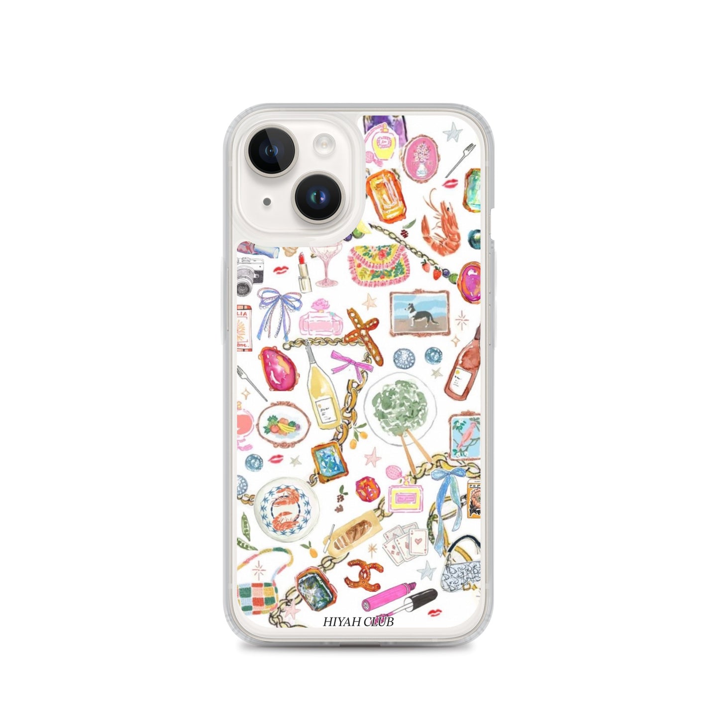 Fashion Girl Sticker Phone Case