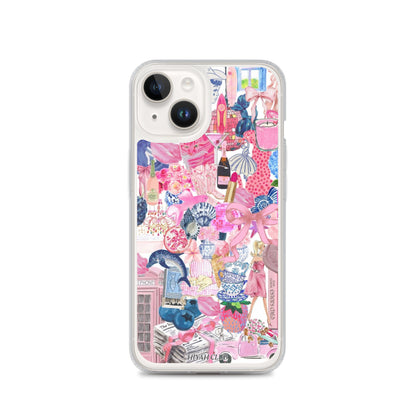 The City in Pink and Blue Phone Case