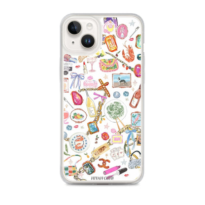 Fashion Girl Sticker Phone Case