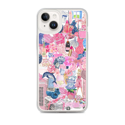 The City in Pink and Blue Phone Case