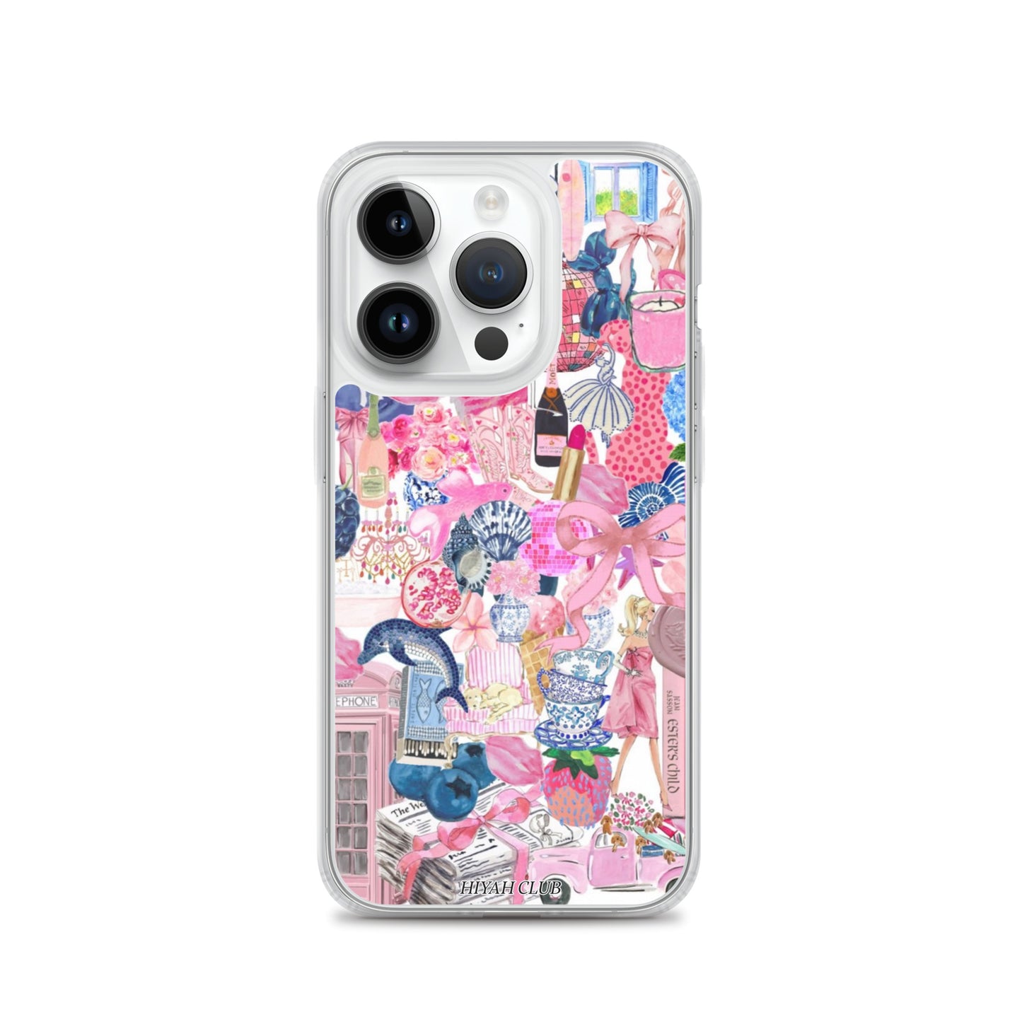 The City in Pink and Blue Phone Case