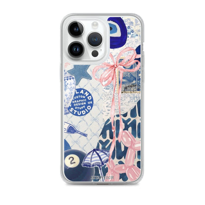 Blue with a Touch of Pink Phone Case