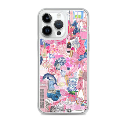 The City in Pink and Blue Phone Case