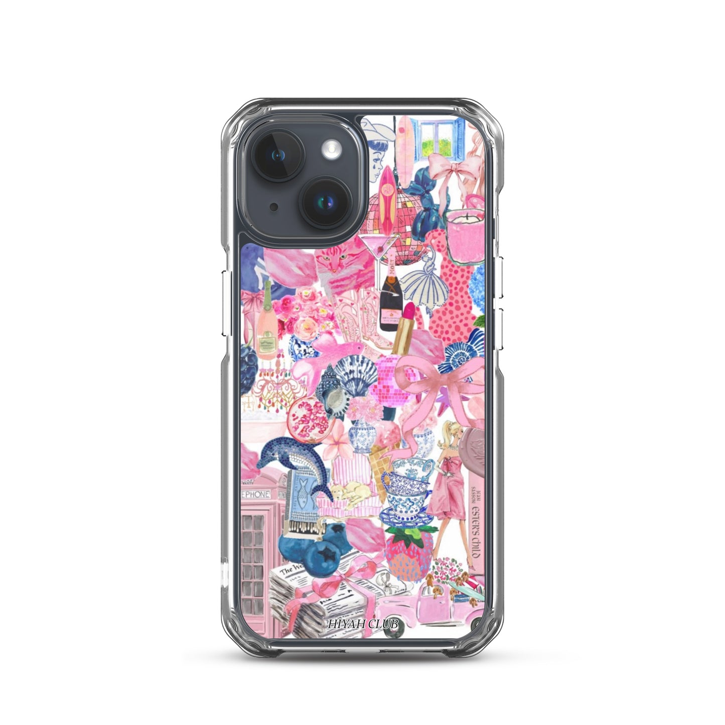 The City in Pink and Blue Phone Case