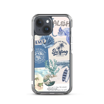 Surfing in Hawaii Phone Case