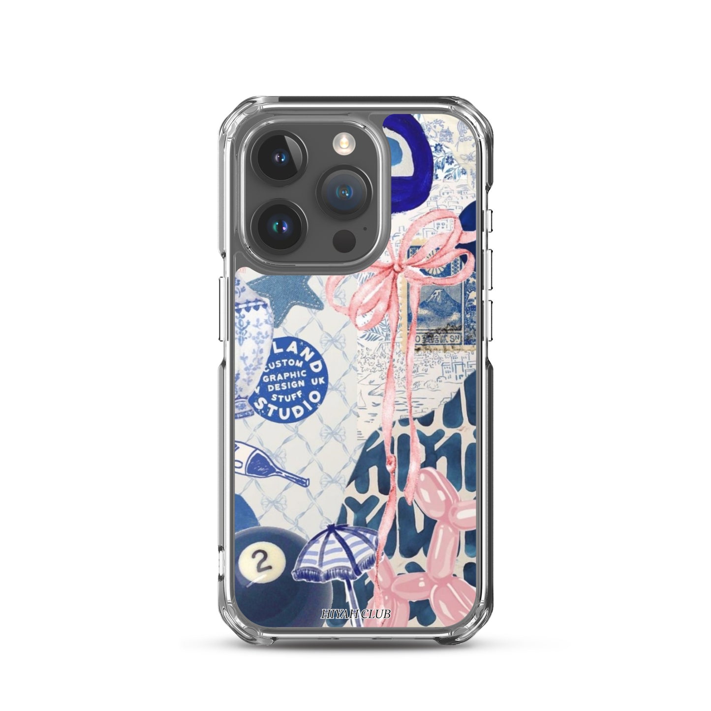 Blue with a Touch of Pink Phone Case