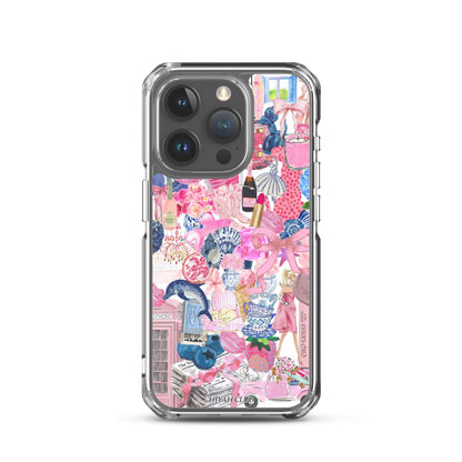 The City in Pink and Blue Phone Case