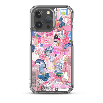 The City in Pink and Blue Phone Case