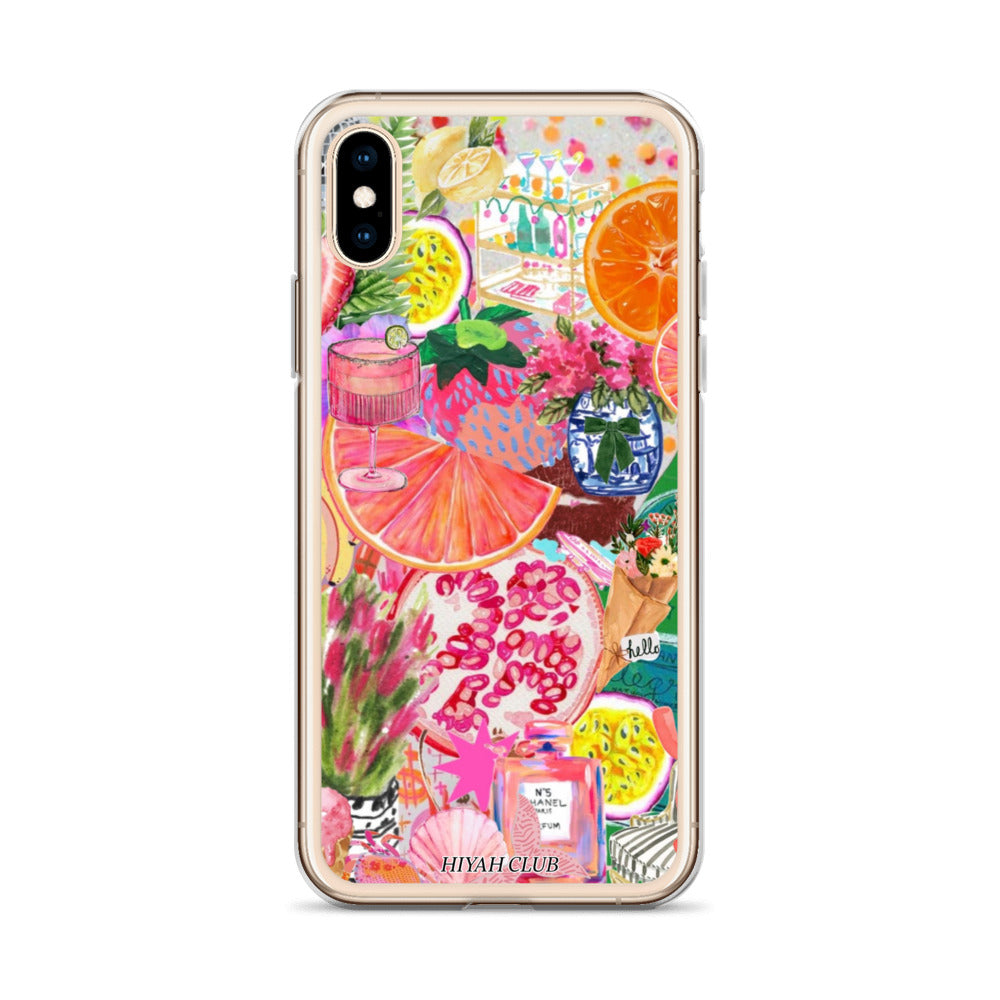 Drinks, Flowers and Fruit Phone Case