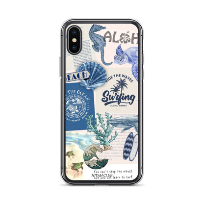 Surfing in Hawaii Phone Case