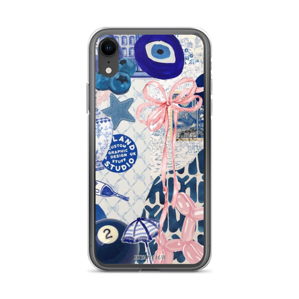 Blue with a Touch of Pink Phone Case