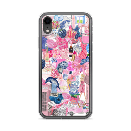 The City in Pink and Blue Phone Case